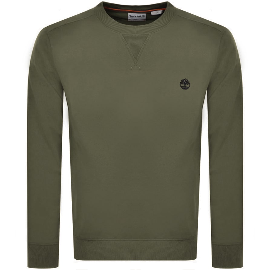 Alternative Image for ProductTimberland Crew Neck Logo Sweatshirt Green1